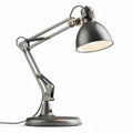 Tafellamp met verstelbare arm in zwart met een diameter van 30 cm